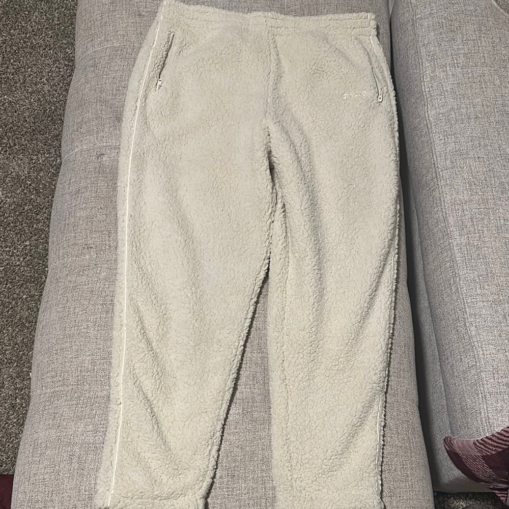 Skims Cream Fleece Joggers